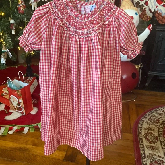 Orient Expressed Inc Smocked Toddler Girls Dress size 3 - Picture 3 of 16